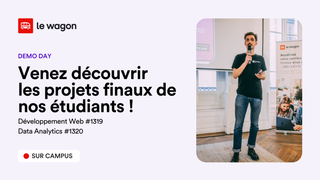 [Demo Day] Venez découvrir les projets de nos étudiants !