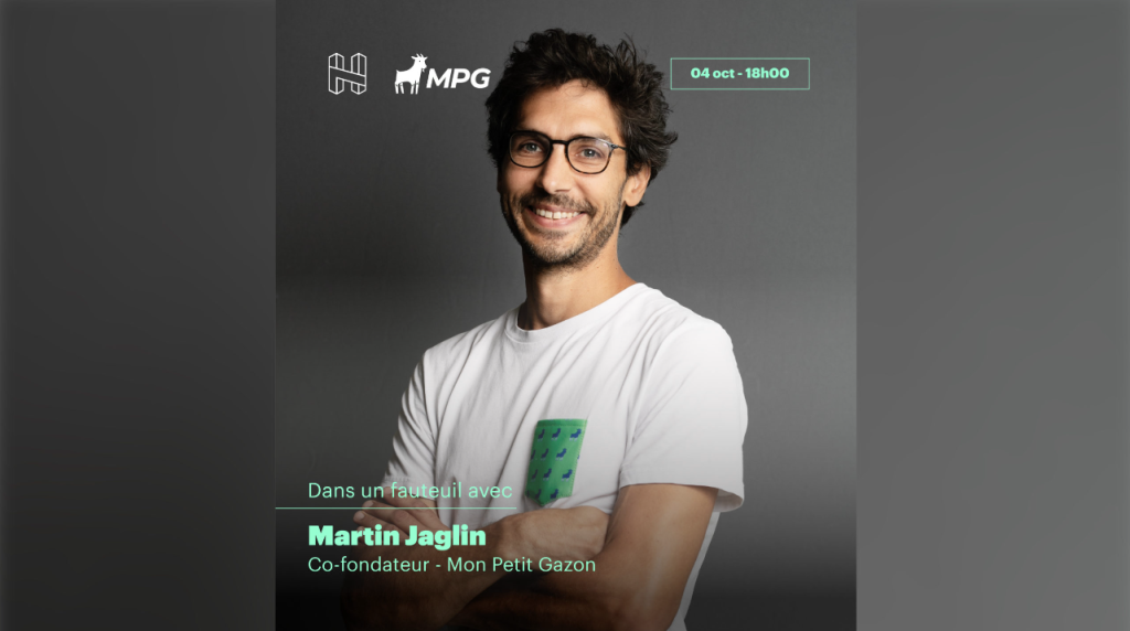 Dans un fauteuil avec Martin Jaglin, cofondateur de Mon Petit Gazon
