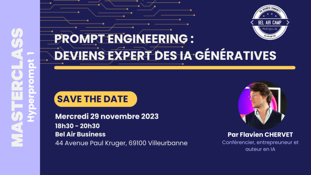 Prompt Engineering: deviens expert des IA génératives /masterclass Hyperprompt 1