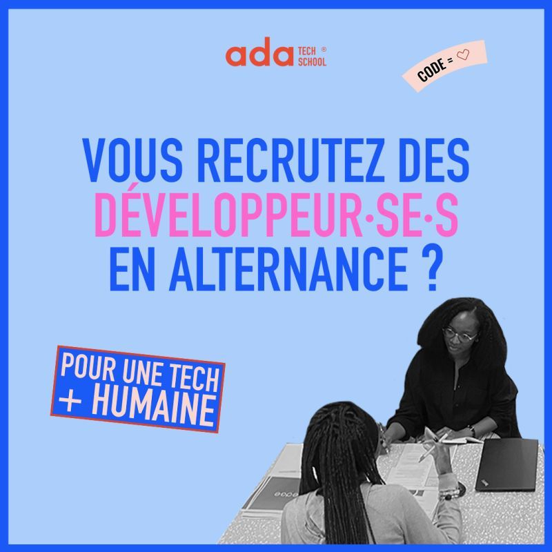 Jobfairs Ada Tech School - 100% alternance techs