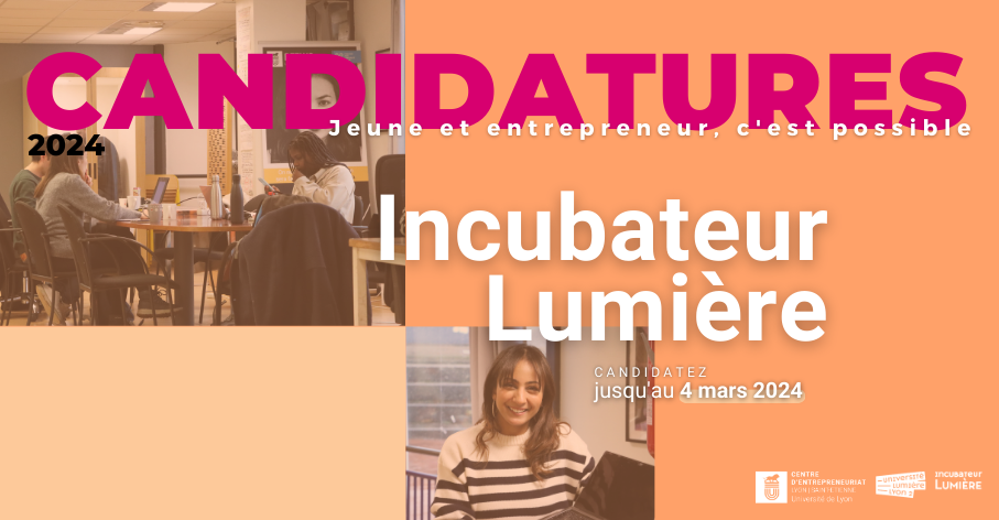 Incubateur Lumière : les candidatures sont ouvertes !