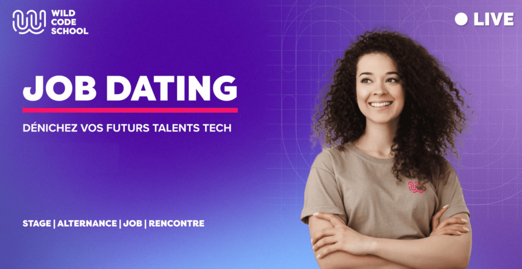Job Dating Tech gratuit et en ligne - Wild Code School