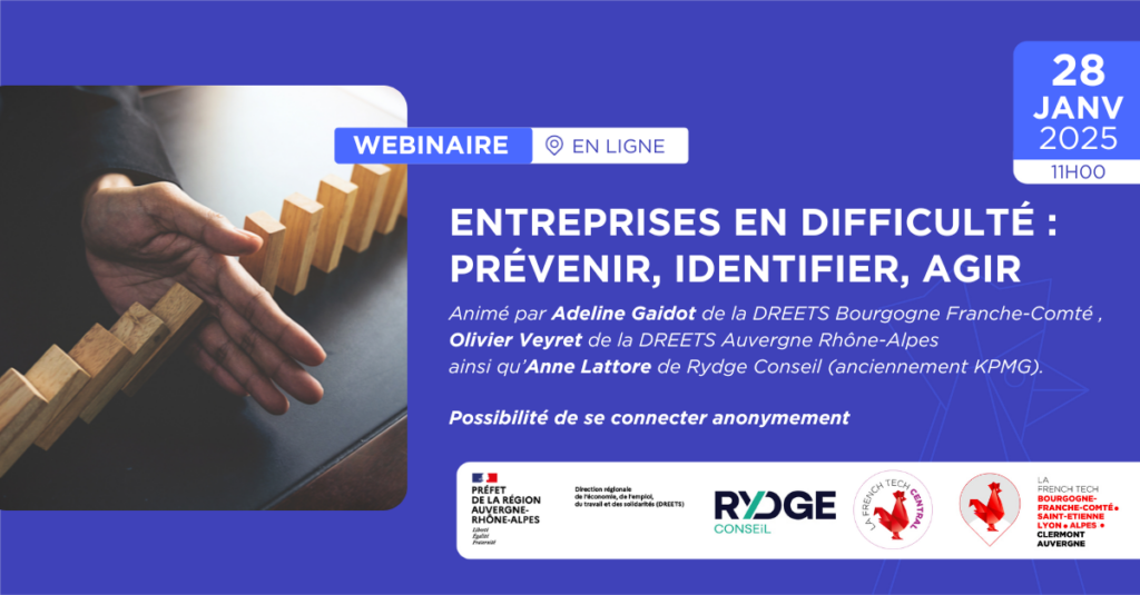 Entreprises en difficulté : Prévenir, identifier, agir