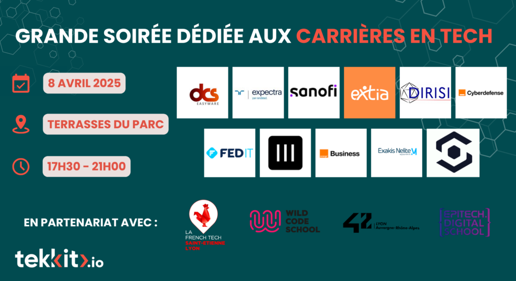 Tekkit Connect Lyon : La grande soirée dédiée aux carrières de la Tech