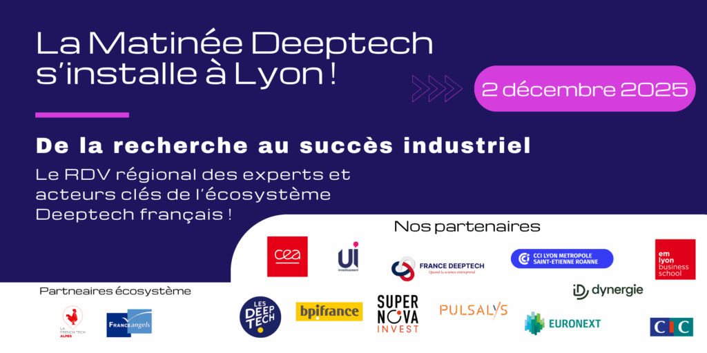 La Matinée Deeptech s'installe à Lyon !