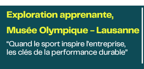 Exploration apprenante Musée Olympique - Lausanne