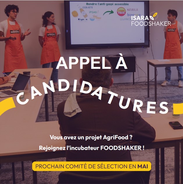 APPEL A CANDIDATURES FOODSHAKER ISARA