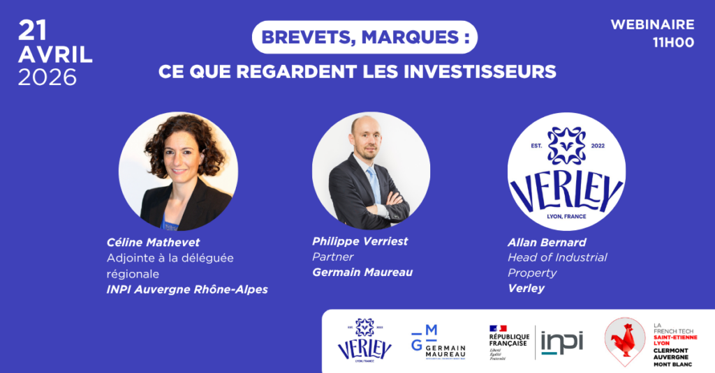 Webinaire « Brevets, marques : ce que regardent les investisseurs »