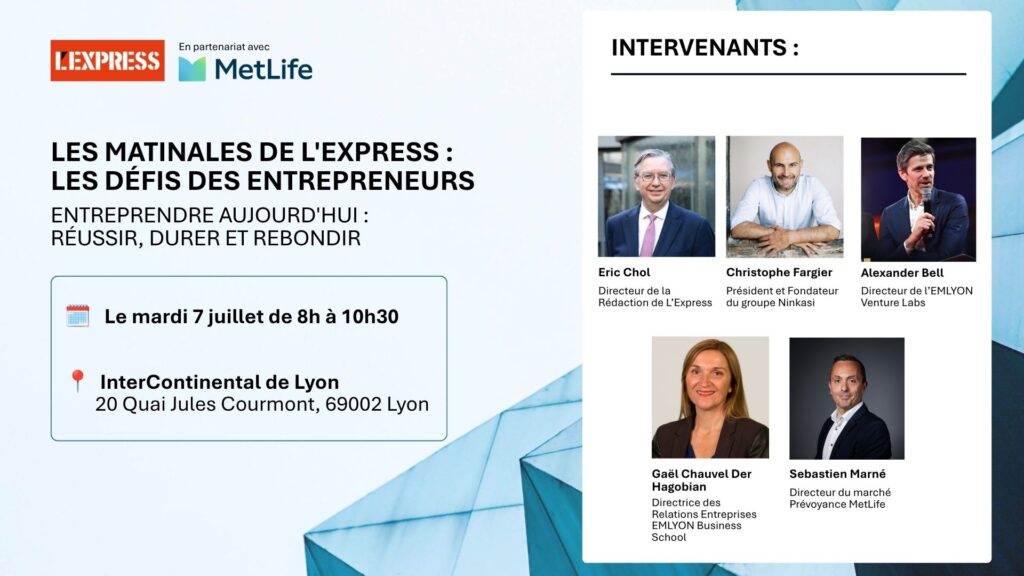 Les Matinales de L'Express : les défis des entrepreneurs