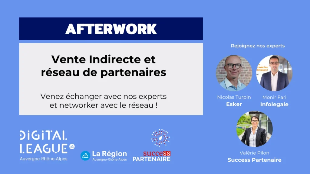 Afterwork vente indirecte et réseau de partenaires