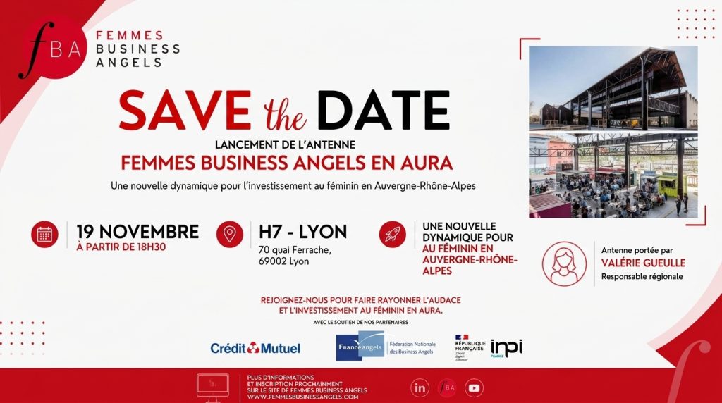 Lancement de l'antenne Femmes Business Angels Auvergne-Rhône-Alpes