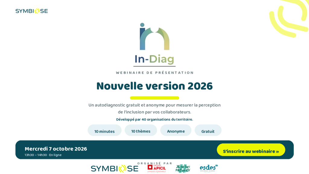 Webinaire présentation In-Diag : diagnostic gratuit pour mesurer la D&I