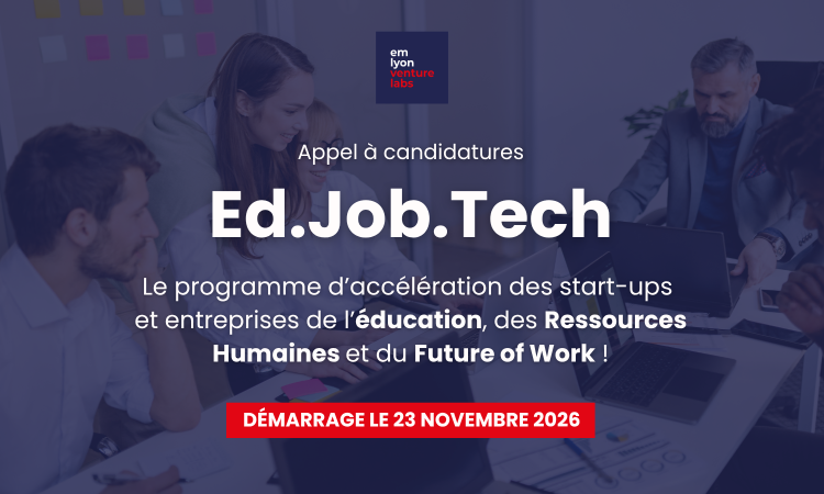 Programme d'accélération Edjobtech, pour les start-up de la edtech et RHtech