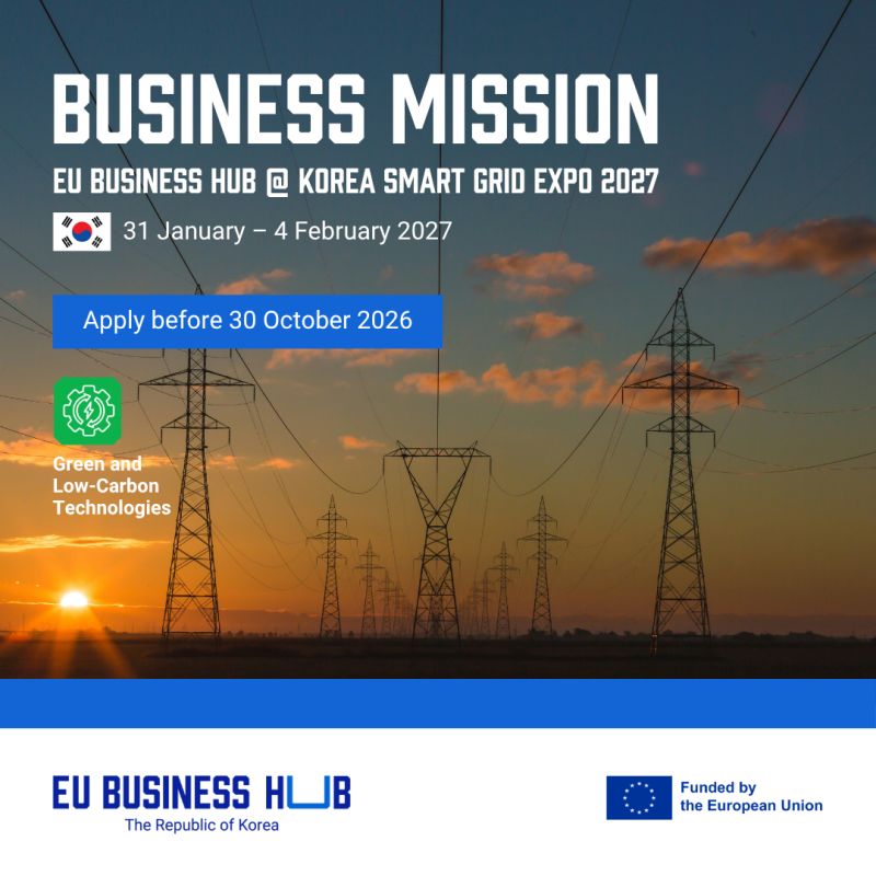 EU Business Hub at Korea Smart Grid Expo 2027