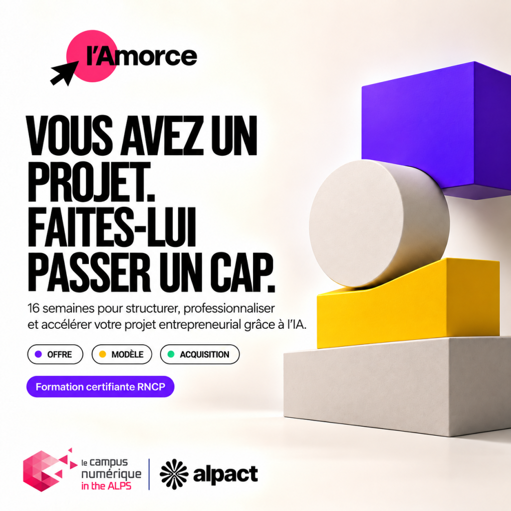  L'Amorce, le nouveau programme de formation à l'entrepreneuriat à Annecy